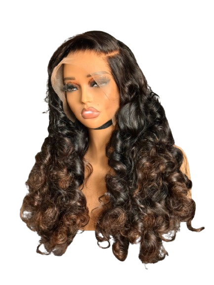 24" Coffee Ombre Bounce Frontal